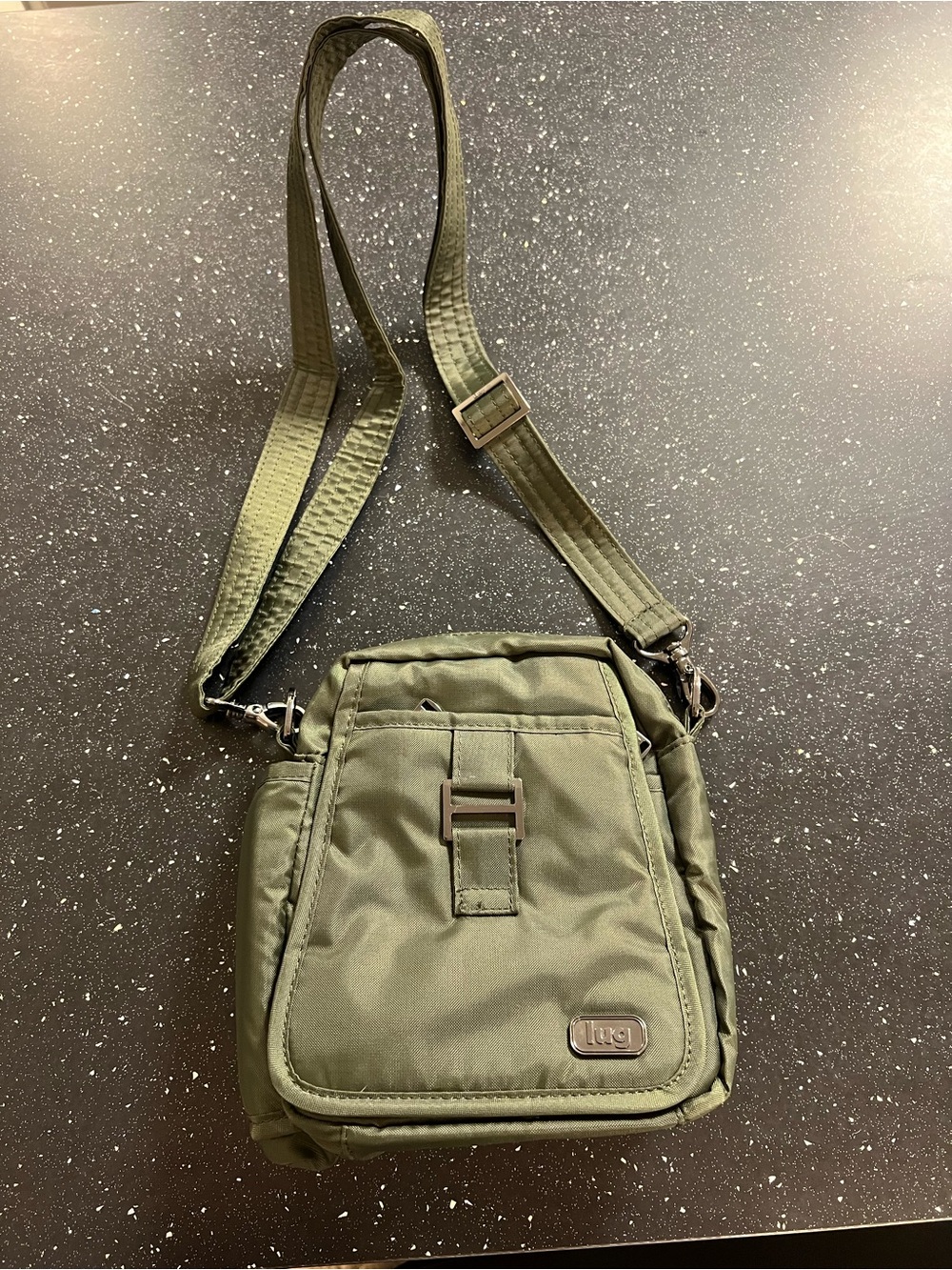 lug Olive Green Crossbody Sling Bag